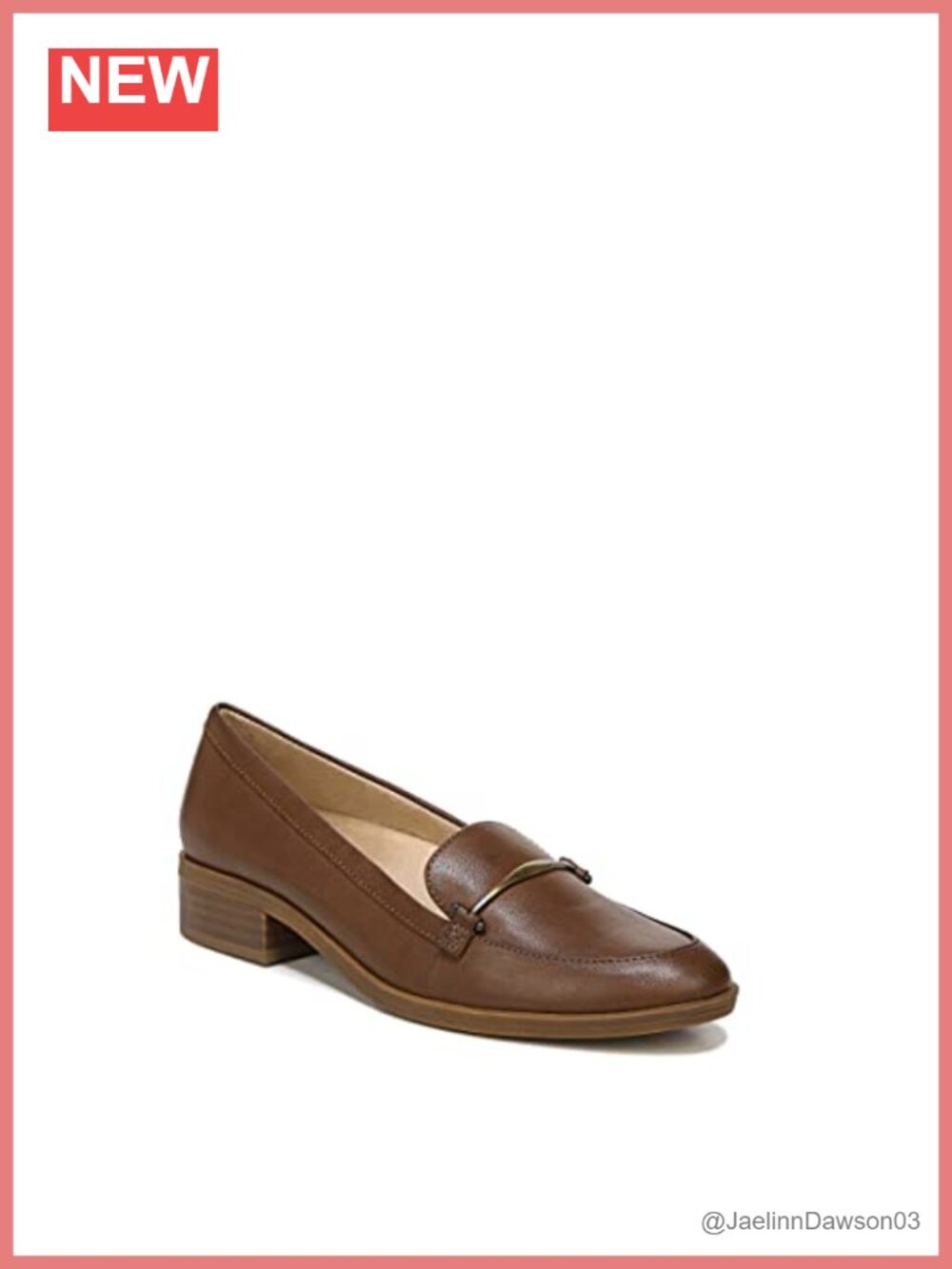 Naturalizer Ridley Memory Foam Loafer Women's Slip-On Heeled Comfort Shoes